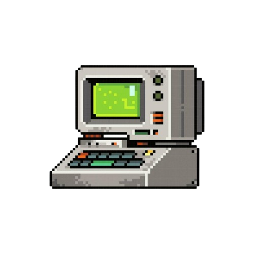 Retro Robot Pixel Art